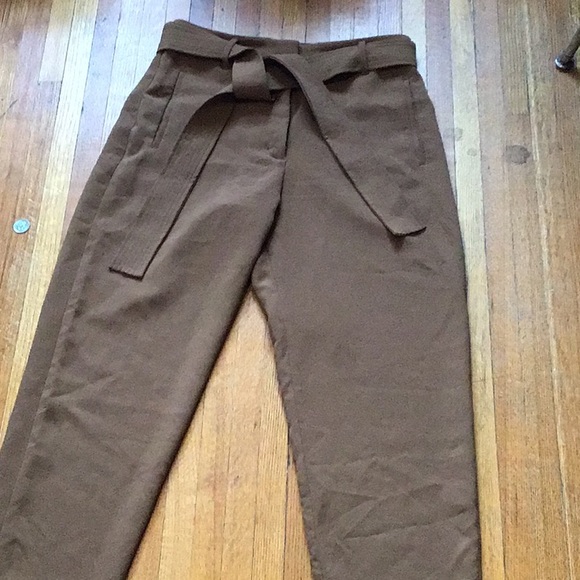 Wilfred Tie Front Pant Size 12 in Camel